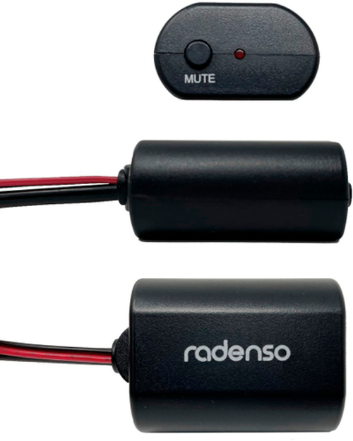 Radenso USB-C Direct Wire Kit with Mute Button - Black