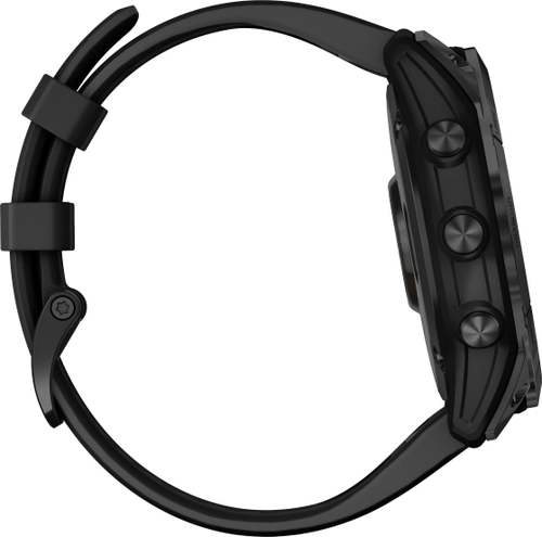 Garmin - fēnix 7X  Sapphire Solar GPS Smartwatch 35 mm Fiber-reinforced polymer - Black DLC Titanium