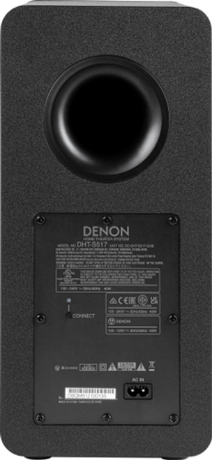Denon - Soundbar with Wireless Subwoofer - Black