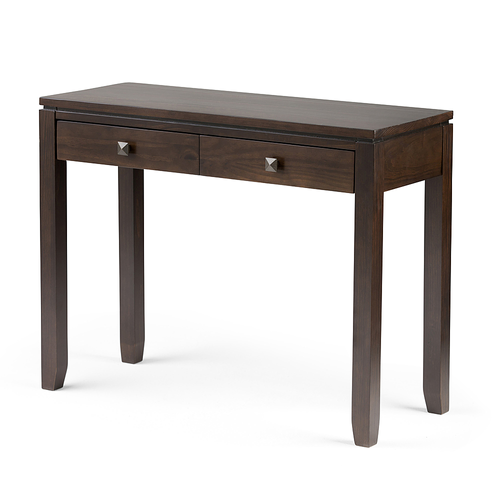 Simpli Home - Cosmopolitan Console Sofa Table - Mahogany Brown