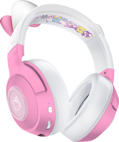 Razer - Kraken Hello Kitty Edition Wireless Headset with Chroma RGB Lighting - Pink