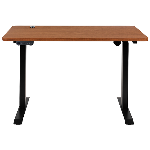 Flash Furniture - Electric Height Adjustable Standing Desk - Table Top 48" Wide - 24" Deep () - Mahogany