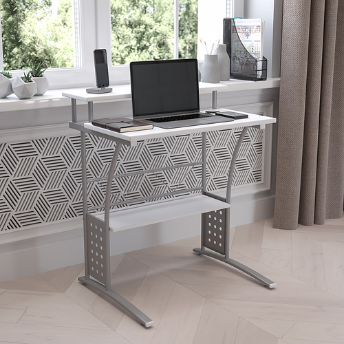 Flash Furniture - Clifton Computer Desk - White
