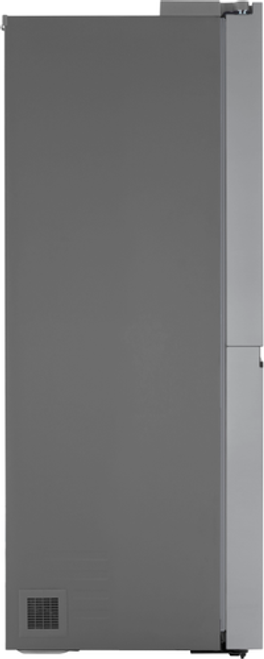 LG - 23 cu ft Side By Side Refrigerator with Craft Ice - Stainless steel