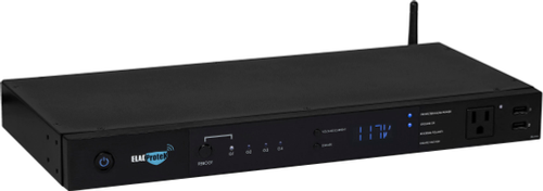 ELAC ProteK 10 Outet Component Surge Protector/Power Conditioner with Dual USB - Black