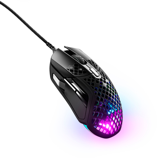 SteelSeries - Aerox 5 Wired Optical Gaming Mouse with Ultra Lightweight Design - Black