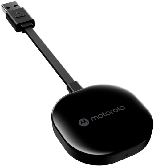 Motorola - Wireless Car Adapter for Android Auto - Black