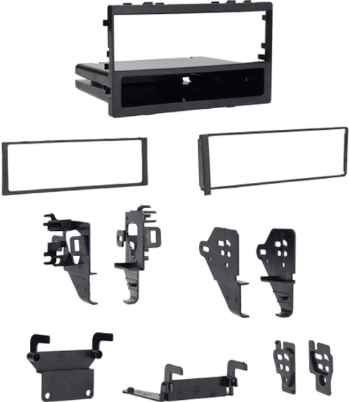 Metra - Dash Kit for Select 1988-2006 Acura, Honda and Isuzu Vehicles - Black