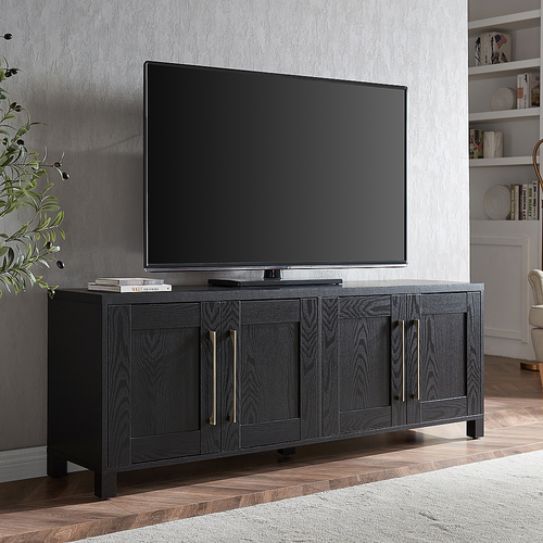 Camden&Wells - Chabot TV Stand for TVs up to 80" - Black Grain