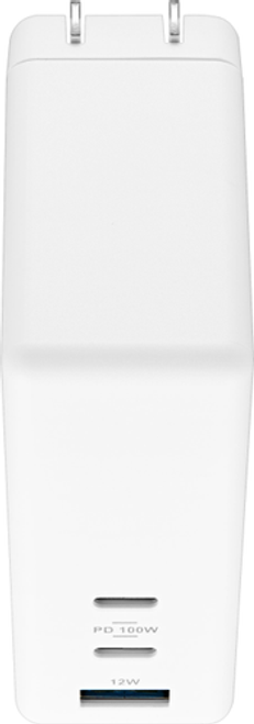 Insignia™ - 112W Wall Charger with 2 USB-C and 1 USB Port - White