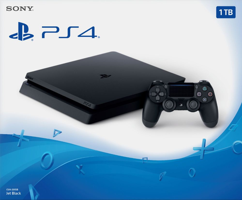 Sony - Geek Squad Certified Refurbished PlayStation 4 1TB Console - Black