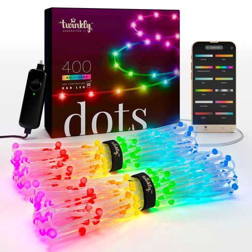 Twinkly - Dots 400RGB LED Flexible Light String Gen II