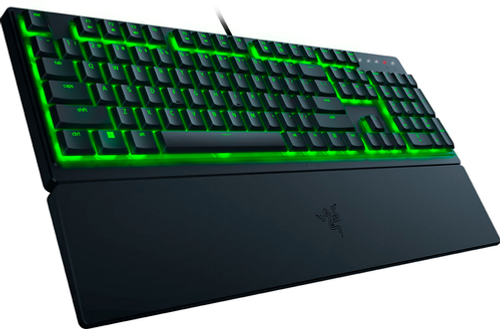 Razer - Ornata V3 X Full-Size Wired Membrane Gaming Keyboard with Chroma RGB Backlighting - Black