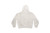 Women's Relaxed Hoodie with Small Logo - Bone