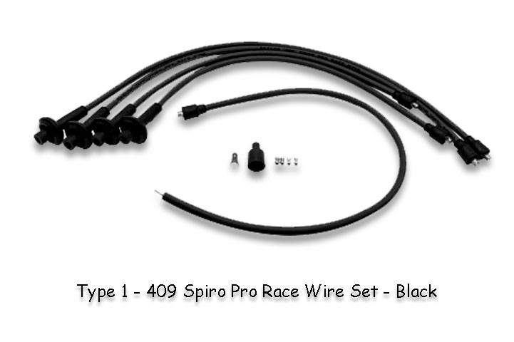 409 Spiro Pro Race Wire Set, Black