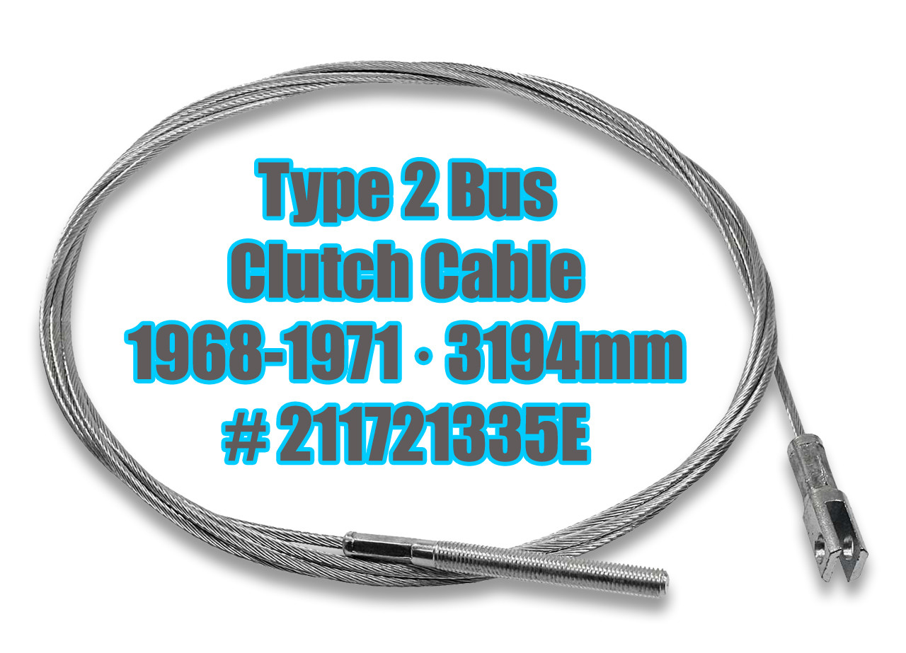CLUTCH CABLE; BUS; 1968-1971