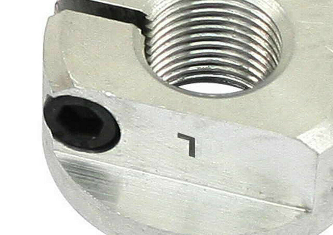 LINK PIN SPINDLE CLAMP NUT, ALUMINUM