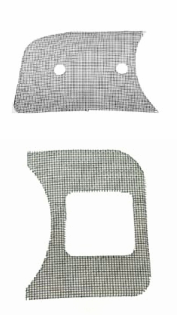VW Type 1インテリアダッシュグリルセット'62-'67 Beetle Dash Grill Mesh Insert Kit 1962-1967