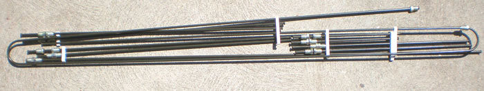 METAL BRAKE LINE KIT; BUS; 1968-1969