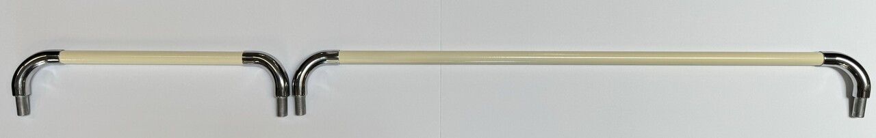 FULL WIDTH MIDDLE SEAT GRAB HANDLE SET; IVORY; BUS -1960