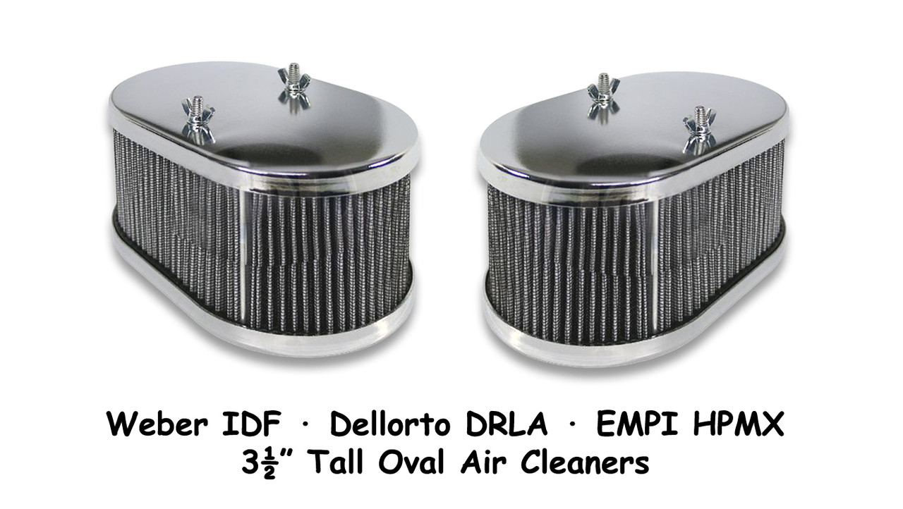DELLORTO DRLA WEBER IDF EMPI HPMX DUAL CARBURETOR AIR CLEANERS