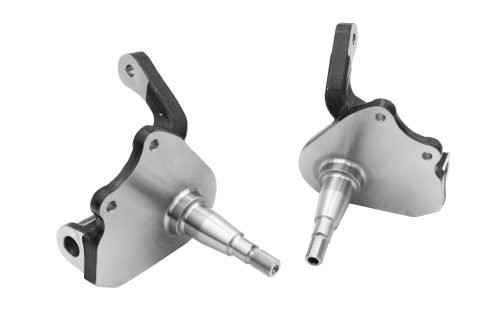 Forged Drop Spindle Set; King and Link Suspension, Disc Brakes