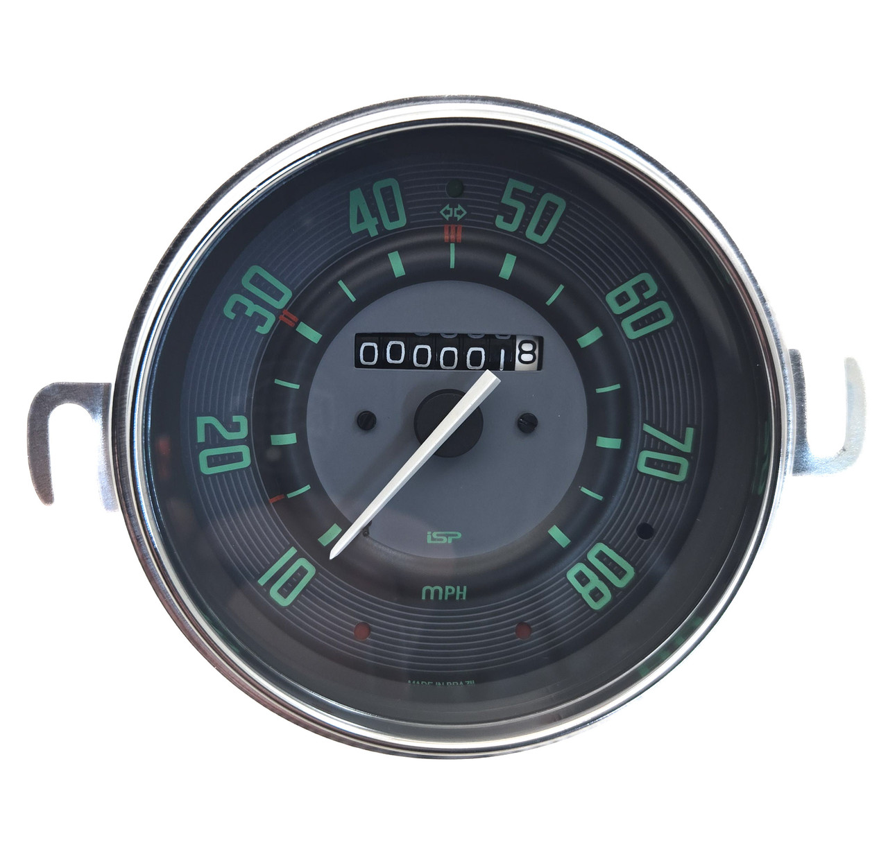 80MPH BUS SPEEDOMETER - GREEN