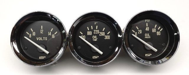 TYPE 3 TACH & GAUGE SET - BLACK