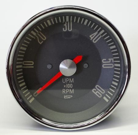 EARLY TYPE 3 TACHOMETER - RED NEEDLE
