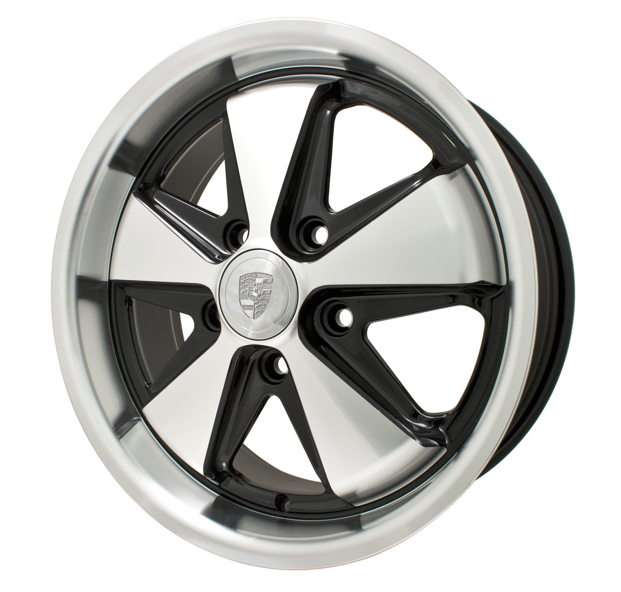 EMPI 911 Fuch Alloy Wheel Matte Black Matte Silver