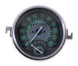 VINTAGE SERIES SPEEDOMETER & FUEL COMBO GAUGE - MPH