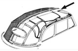 HEADLINER, WHITE VINYL 50-64