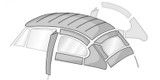 HEADLINER 73, 75-77 BEETLE SEDAN