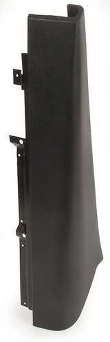 FRONT SEAT PARTITION PAD; BLACK; LEFT SIDE;  BUS; 1968-1976