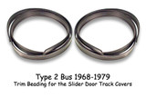 SLIDING DOOR TRACK COVER SEALS; BUS; 1968-1979