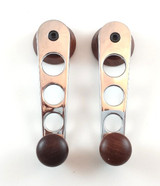 ROSEWOOD WINDOW CRANKS