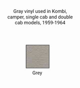 Rear Seat Covers Grey 1964 Type 2 Double Cab