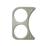 ACCESSORY GAUGE PANEL GRILL DUAL 52MM LEFT-RHD