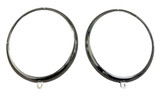 NOS HEADLIGHT RING PAIR; BUS
