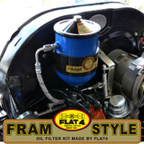 FLAT-4 FRAM F3-P STYLE OIL FILTER SYSTEM