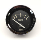 STOCK SERIES VOLT METER GAUGE - BLACK