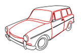 Squareback; Cal-Look Style Without Pop-Outs 1964-1965