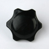 HEATER CONTROL KNOB; EARLY; BLACK