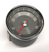 EARLY TYPE 3 TACHOMETER - RED NEEDLE