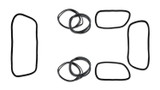 Squareback Window Rubber Kit - American Style; 8 Seals