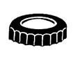 BRAKE FLUID RESERVOIR CAP; BUS; 1950-1967