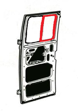 STATIONARY WINDOW SEAL; DOUBLE CAB; 1968-1979