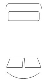 PANEL BUS WINDOW RUBBER KIT 1964-1967