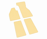 Beetle Coco Mat Set 1960-1972 - Tan & Yellow