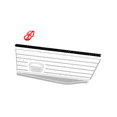 Squareback Rear Interior Trim Clip Kit